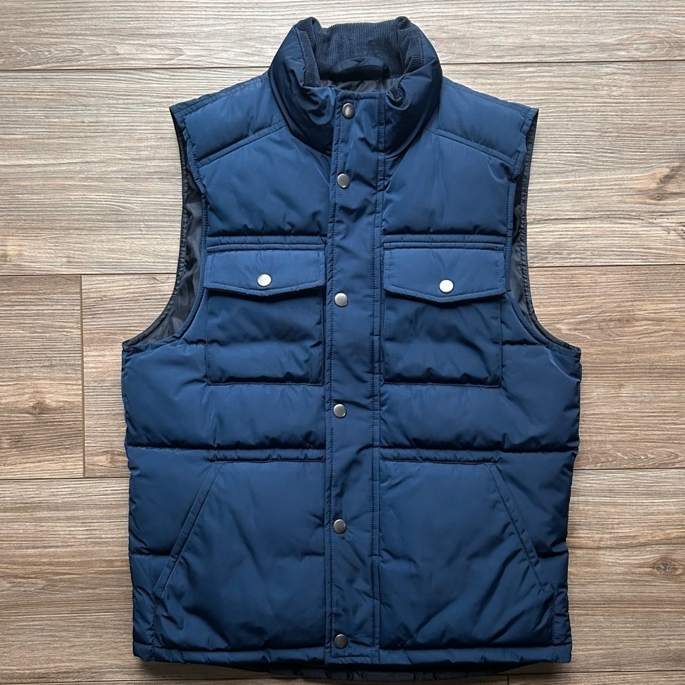 Goodfellow & Co | Navy Blue Puffer Vest (Small)